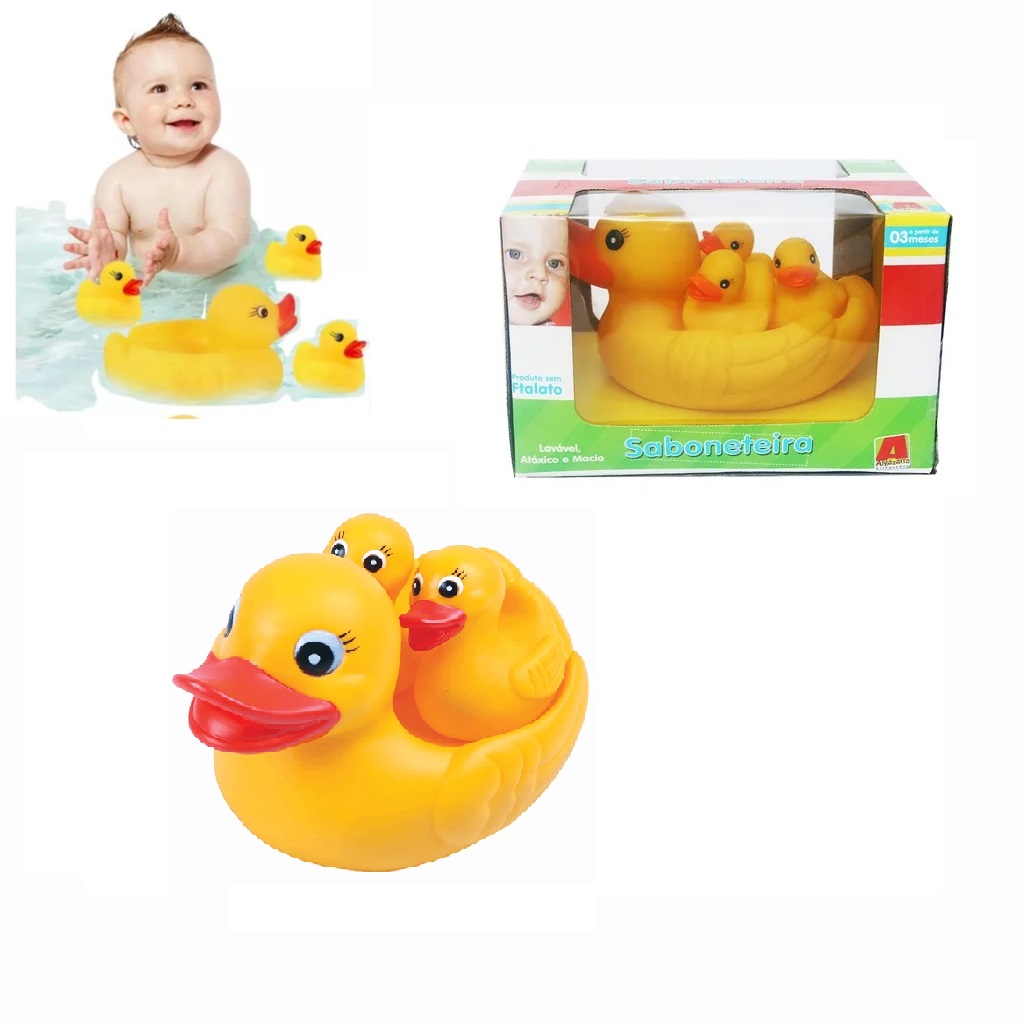 Mãe pata e seus patinhos